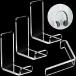 [ параллель импортные товары ] 4 Pieces Headphone Hanger Headphone Hook Headset Holders Headphone Wall Mount with Adhesive Glues Headset Acrylic Holder Mount for