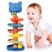 Beestech Ball Tower for Toddlers, Ball Drop and Roll Tower, Educational Development Toys for 2, 3, 4 Years Old Boys, Girls, Toddler Activities with 6