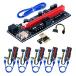 [ параллель импортные товары ] BTBcoin PCI-E подъемник 009S GPU подъемник адаптор карта PCIE X1 - X16ek stain da-PCI-Express подъемник кабель bit монета свет koi