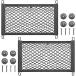 [ параллель импортные товары ] Frienda 2 Pieces Stretchable Small Cargo Net Pocket Storage Mesh Net Elastic Automotive Storage Pouch with 8 Pieces Mounting Screws and