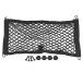 [ параллель импортные товары ] X AUTOHAUX Large Cargo Net for Car Trunk RV Boats Storage Mesh Pocket Net Set with 4 Mounting Screw and Built in Hooks 45 x 25cm