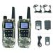 BTECH FRS-A1 2 Pack FRS CAMO Walkie Talkies, NOAA, High Output Two-Way Radio. USB-C Charging, Built in Flashlight, FM Radio, NOAA, and More