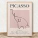  Picasso poster . print Mini ma list Picasso canvas wall art pink . picture Picasso. . wall for exhibition poster pabro Picasso picture living room for 