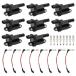 ¹͢ʡ HQPASFY Ignition Coil UF414  Iridium Spark Plug  Wires Set of 8 Compatible With Chevrolet Avalanche Express Silverado Chevy,