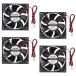 ¹͢ʡ ACEIRMC 4 80mm ե 12V ֥饷쥹 8025 80x25mm  DIY PC ԥ塼  3Dץ󥿡 CPU顼 饸 (12V 2