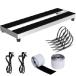[ параллель импортные товары ] AYCRIT Mini Guitar Pedal Board, Aluminum Alloy 0.9lb Small Effect Bass Pedalboard, 16 * 5.3in, With Pedals Mountain Tape, Power DC