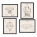 ¹͢ʡ Poster Master 4-Piece Vintage Airship Blueprint Poster - Balloon Patent Print - Pony Blimp Art - Aviation Art - Transportation Art - Ze