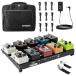 [ параллель импортные товары ] STRICH Guitar Pedal Board with Built-in Power Supply, Pedal Board 15 x 11" 2.17LB Lightweight Aluminum Alloy, PedalBoard with Pedal