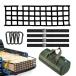 [ параллель импортные товары ] Tailgate Net-LLTTLTMM,Heavy Duty Tailgate Truck Cargo Net for Full Size Truck,60inx18in Easy-to-use Cargo Net for Pickup Bed Net for Ch
