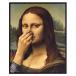 ¹͢ʡ Bathroom Art Mona Lisa Poster - 8x10 Fun Wall Art - Famous Paintings Wall Art - Guest Bathroom Decor - Restroom Art - funny Wall Decor