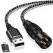[ параллель импортные товары ] BOIOT USB to XLR Cable,16.5FT USB A to XLR Audio Stereo Cable,USB C to XL Male Output Stereo Audio Cord for Amplifier, Speaker, Mixer