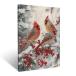 ���¹�͢���ʡ� Cardinal Canvas Wall Art Red Birds on Branch with Berries Pictures Wall Decor for Living Room Bedroom Bathroom Office,Cardinal Print Pa
