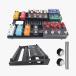 [ параллель импортные товары ] NALU Upgraded Guitar Pedal Board with Power Supply Tray - Heavy-Duty Metal Construction, Non-Slip Feet, Includes Hook & Loop Tape for