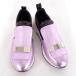Sergio Rossi Sergio Rossi женская обувь обувь спортивные туфли металлик лиловый × чёрная кожа × сетка A80840 указанный размер 39 [ не использовался ]