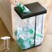  мусорная корзина 45L одного цвета 2 шт. комплект yu need мусорный пакет держатель маленькое окно имеется ( корзина для мусора 45 литров полиэтиленовый пакет держатель минут другой тонкий крышка имеется пакет держатель большая вместимость )