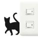  настенный стикер обои наклейка кошка немного там до CAT LIFE ( интерьер наклейка wall наклейка Wall story розетка )
