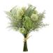  artificial flower green Mix bouquet 4 bundle set ( bouquet bouquet flower interior fake green a-tifi car ru flower real )