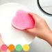  кухня для губка кухня очиститель soft ( губка сделано в Японии посуда мытье кухня кухня губка вода порванный Heart type )