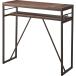  стойка ширина 105cm пепел . доска steel полки имеется Brown модный высокий стол балка стол под дерево сборка тип 