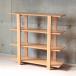 полка 4 уровень дуб модный Северная Европа открытый подставка открытый полки открытый полка место хранения из дерева ширина 120 полка витрины натуральное дерево 