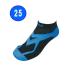 ニシスポーツ VV ホールドレーシングソックス 靴下 N22-001 ブラック×ターコイズブルー（0745） 25（25〜27cm）
