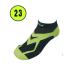ニシスポーツ VV ホールドレーシングソックス 靴下 N22-001 ブラック×ライム（0733） 23（23〜25cm）