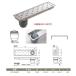 sanki тигр pi-. type ловушка SP-800W ширина 200mm модель размер :798×198mm
