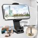  smartphone stand smartphone holder iPhone stand travel airplane mount hands free telephone holder desk tray for 360 times rotation folding flight for 