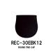 REC-30EBK12 раунд наконечник внутренний диаметр 12.0mm длина 30.0mm EVA раунд type наконечник черный чёрный Just Ace удилище Building удилище детали 