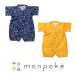 mompoke хлопок 100% джинбей комбинированный сделано в Японии младенец baby детская одежда комбинированный детский комбинезон джинбей 70 80 хлопок марля мужчина девочка юката лето празднование рождения Pokemon 