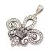 JUSTIN DAVIS Justin Davis SPARKLING F.D.L. подвеска с цепью серебряный 925/ циркон [... ломбард ]