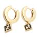 FENDI Fendi four ever Fendi обруч серьги Gold цвет металлические принадлежности [... ломбард ]