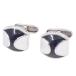 BVLGARI BVLGARY запонки кафф links серебряный 925 черный [... ломбард ]