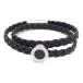BVLGARI BVLGARY BVLGARY man кожа браслет черный [... ломбард ]