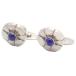 GEORG JENSEN George Jensen 3 запонки кафф links серебряный 925/ лазурит [... ломбард ]