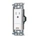  Panasonic WTL11313W advance серии . включено earth терминал есть заземление (элект.) розетка ( металл рамка-оправа есть )( керамика белый )