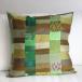  can ta embroidery silk pillowcase 51×51cmmo The ik patchwork green gradation 