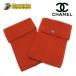  бесплатная доставка Chanel гетры здесь Mark вязаный . цвет красный orange CHANEL 12A P44501K04700 AW300 UNI замечательная вещь ломбард 