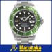 送料無料 ロレックス ROLEX 16610LV サブマリーナ グリーンサブ 黒文字盤 SS M番(2007年製) 日本ロレックスにてO.H. 仕上げ済