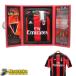 [ не использовался Adidas AC Milan форма ]2009/2010 season подлинный товар в коробке короткий рукав L P96283 AC MILAN 1899 FLY EMIRATES. номер нет adidas