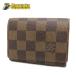  Louis Vuitton Anne verop*karutodu vi jito футляр для карточек футляр для визитных карточек N62920 CA0077 Damier LV замечательная вещь ломбард круг высота Amagasaki город 