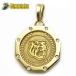  Hanshin Tigers 50 годовщина подвеска с цепью бриллиант K18 Gold 750 YG 18K редкость редкий замечательная вещь ломбард Amagasaki 