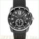 中古 カルティエ CARTIER カリブル ドゥ カルティエ ダイバー WSCA0006 ブラック メンズ 腕時計