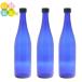  длинный S720 голубой бутылка круг бутылка 3 шт. входит sake бутылка крышка есть стеклянная бутылка сохранение бутылка вино бутылка shochu бутылочка для сока sake сливовое вино сироп вино бутылка приправа 