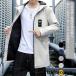  jacket long men's spring coat with a hood . springs jacket jumper blouson trench coat spring autumn outer Parker 