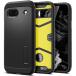 Spigen Google Pixel 8a кейс ударопрочный подставка имеется вооруженные силы США MIL стандарт получение ударопрочный три слой структура смартфон подставка камера защита царапина предотвращение ударная абсорбция беспроводной зарядка 