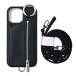 ajew iPhone15Pro ޥۥ Ҥդ  塼 Хѡ ajew cadenas zipphone case shoulder aj02-00315 iPhone15Pro, Bla