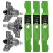 8TEN ԥɥ High Lift Blade Kit for AYP Husqvarna 44 inch Cut CT1844G CT18544A CT18544B GT4418A TS1844B 532143651