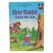  Disney иностранная книга b редкость кролик юг часть. . -тактный - Lee книжка [Brer Rabbit Save His Skin] 1986 год жесткий чехол 