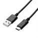 ELECOM U2C-AC30NBK USB2.0֥/A-C/ǧ/3.0m/֥å